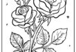 flower coloring pages for preschoolers free printable