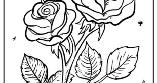 flower coloring pages for preschoolers free printable