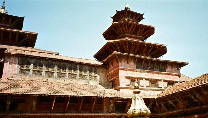 Architecture of Durbar Squares in Kathmandu. 