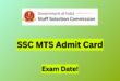 SSC MTS Admit Card 2024