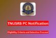 TNUSRB PC Notification 2024