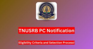 TNUSRB PC Notification 2024