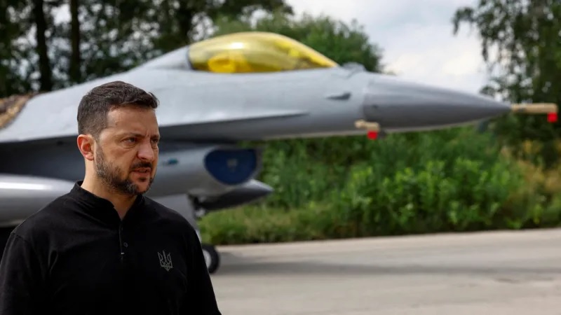 Ukrainian F-16 Fighter Jet Destroyed