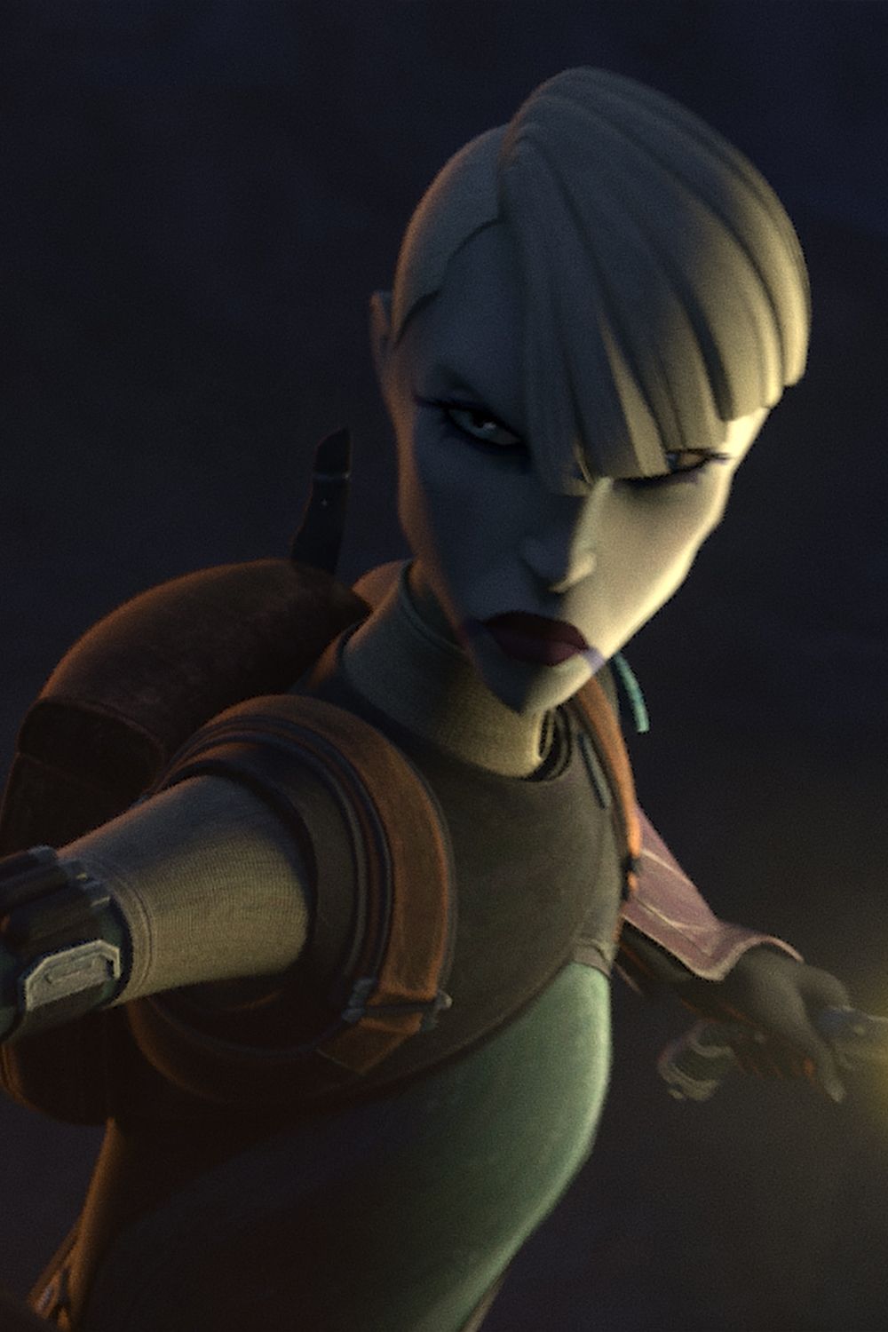 Asajj Ventress in Star Wars The Bad Batch Season 3