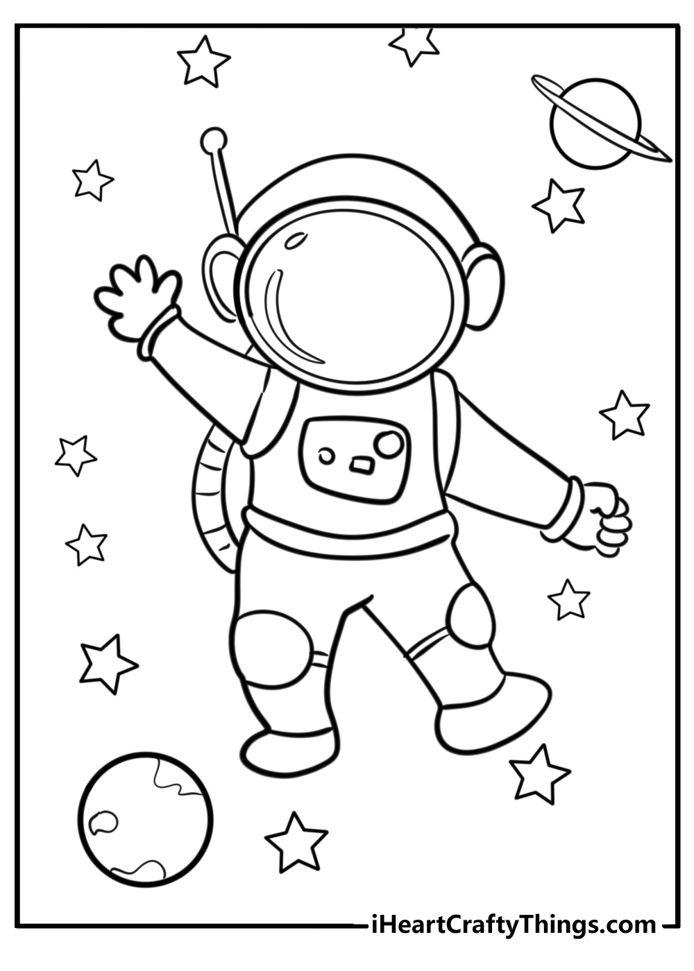 Coloring pages printable space