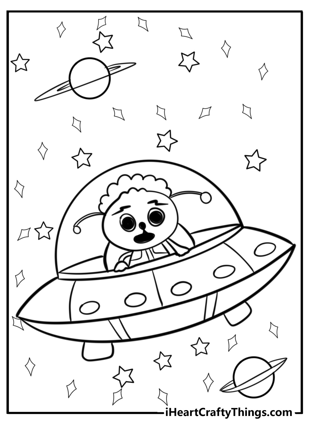 Coloring spaceships