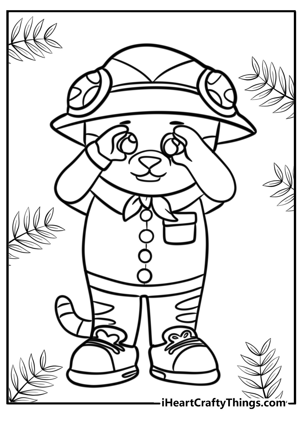 Daniel tiger coloring sheet