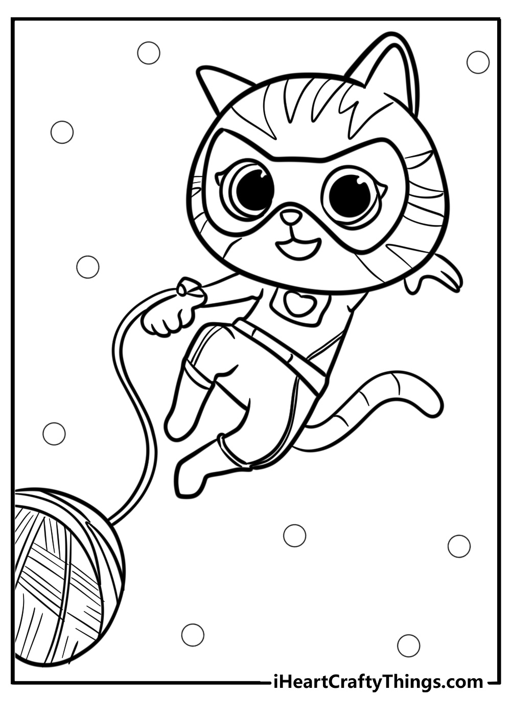 Ginny superkitties coloring pages