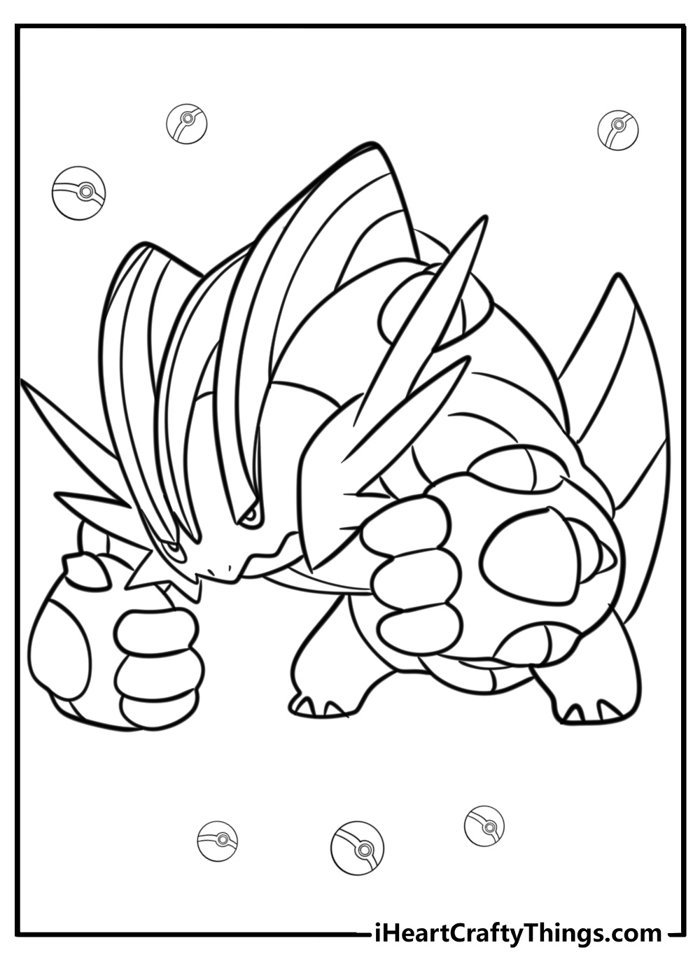 Groudon coloring page