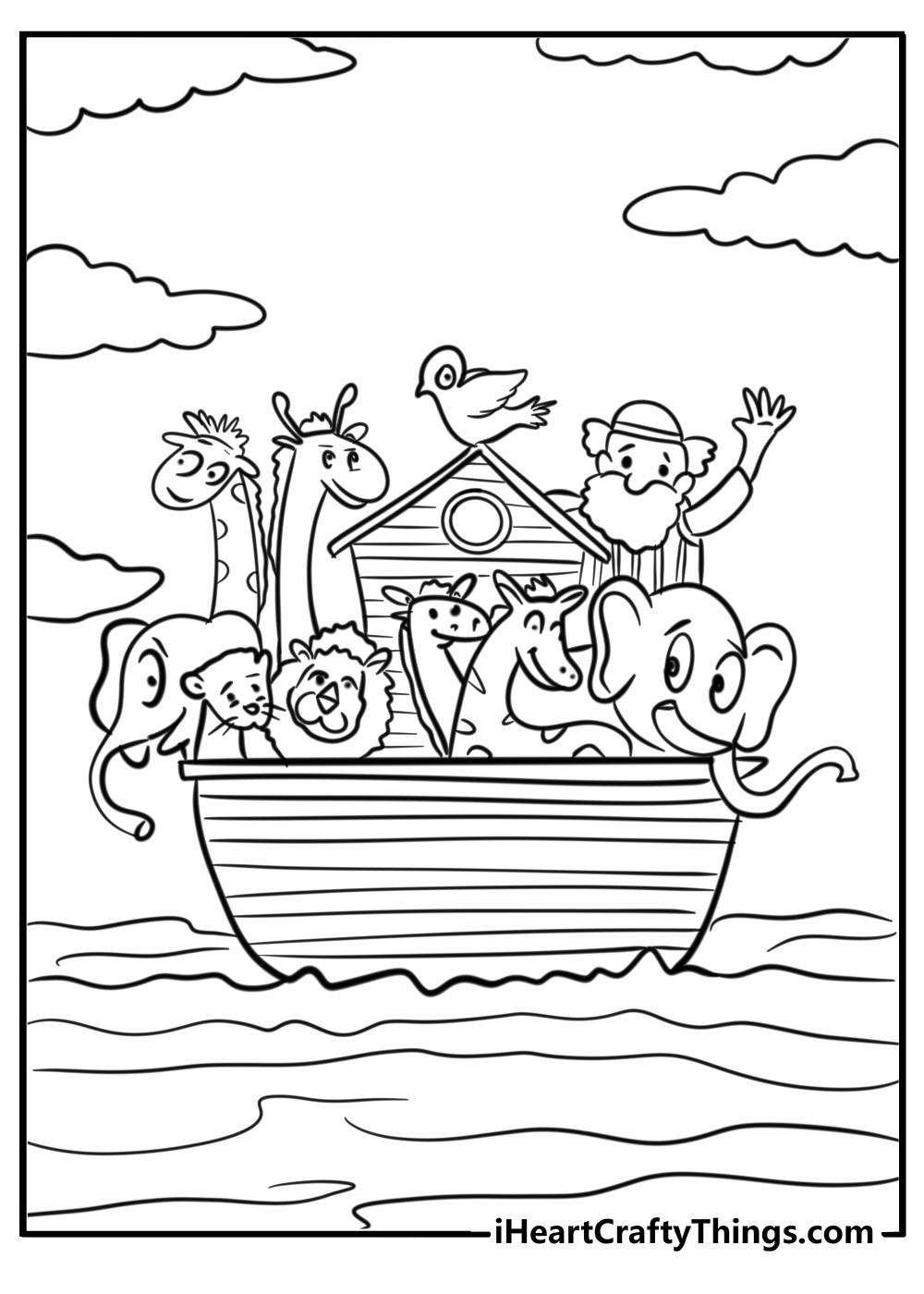 Noah's ark animals printable