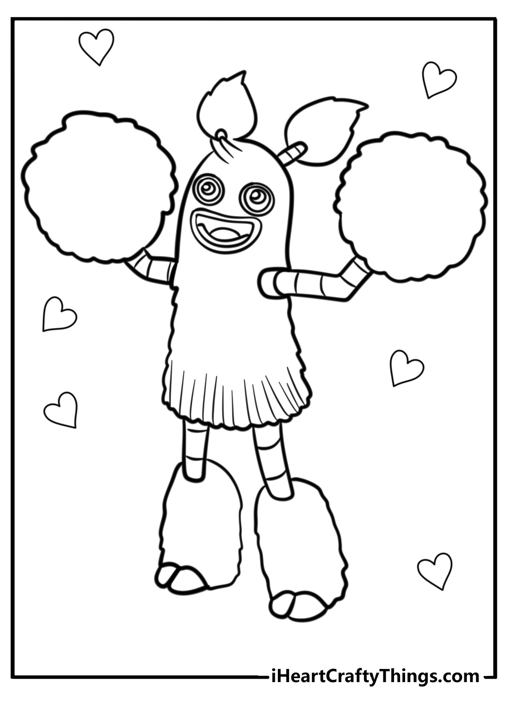 Pom pom my singing monsters coloring pages