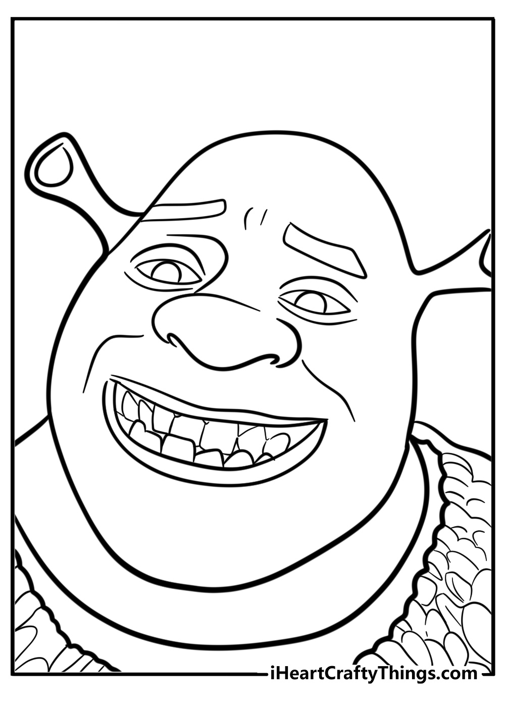 Shrek outline