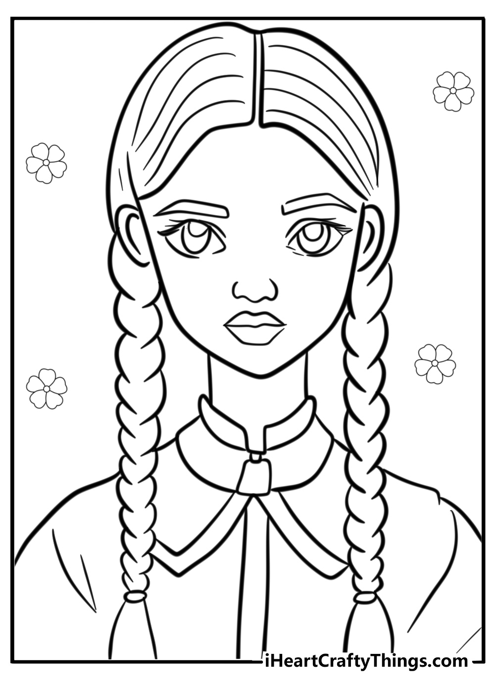 Wednesday coloring pages