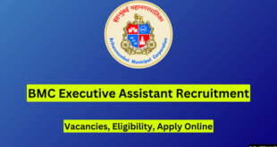 BMC Executive Assistant Recruitment 2024