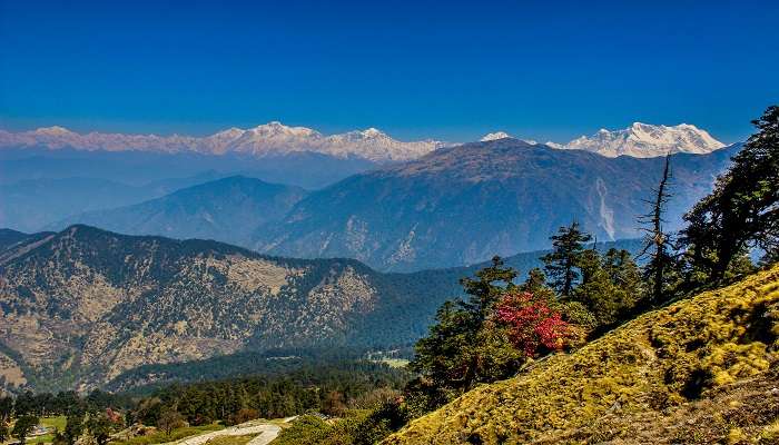 Chaukhamba viewpoint, a scenic place