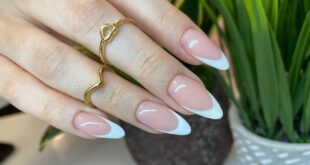 Classic French Almond Nails