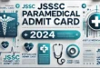 JSSC Paramedical Admit Card 2024