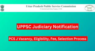 UPPSC Judiciary Notification