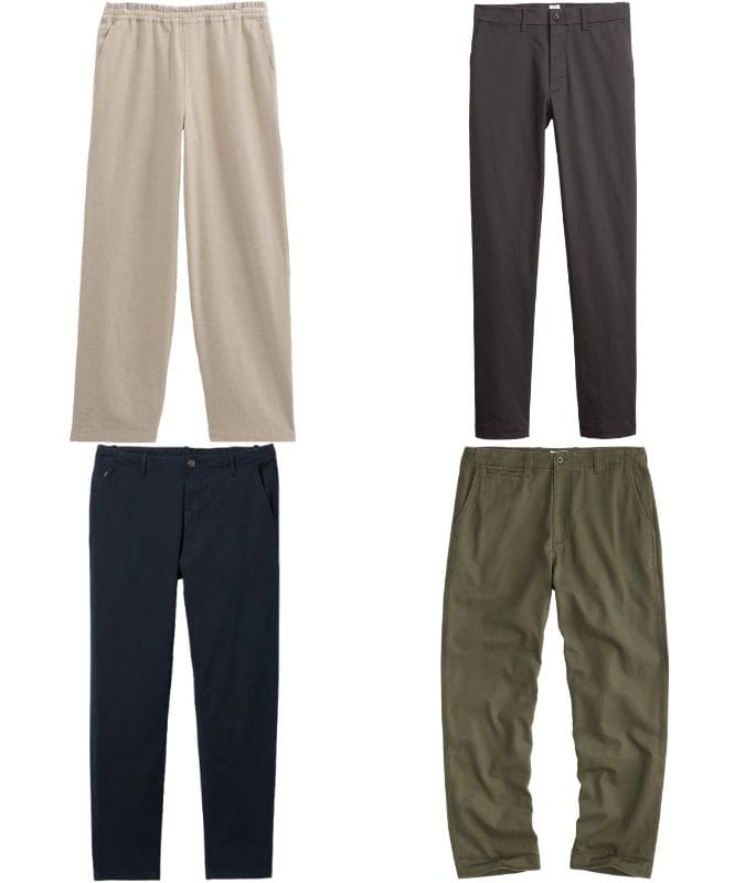 the bets wide-legged trousers for men