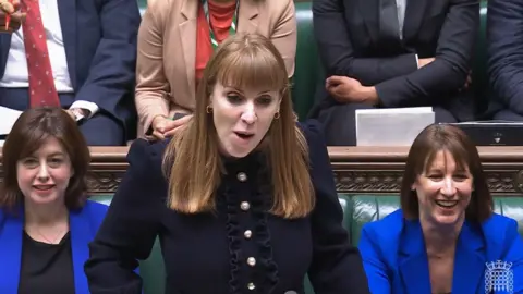 UK Parliament/ PA Angela Rayner at Deputy Prime Minister's Questions