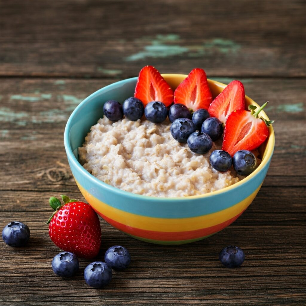 High-fiber foods like oatmeal aid digestion and blood sugar control for women