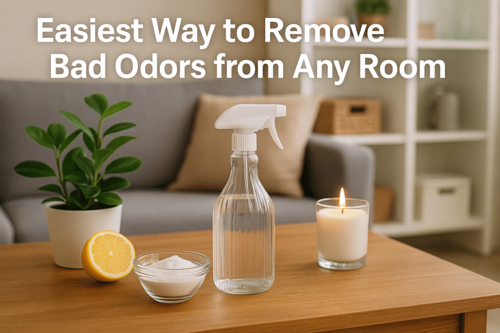 easiest way to remove bad odors from any room