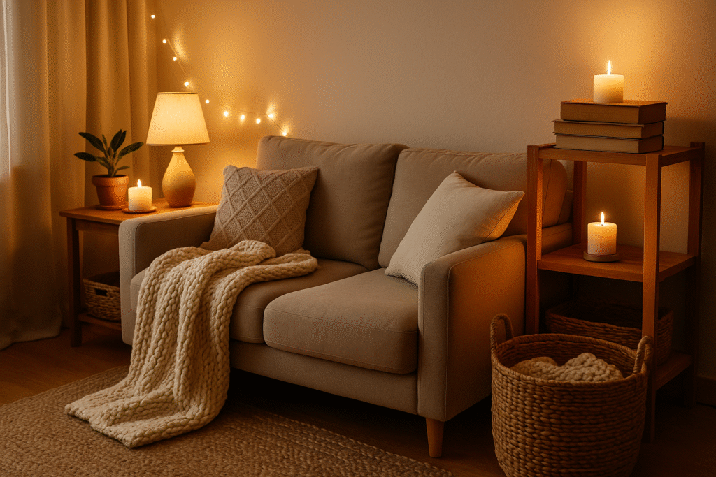 how to create a cozy home on a budget