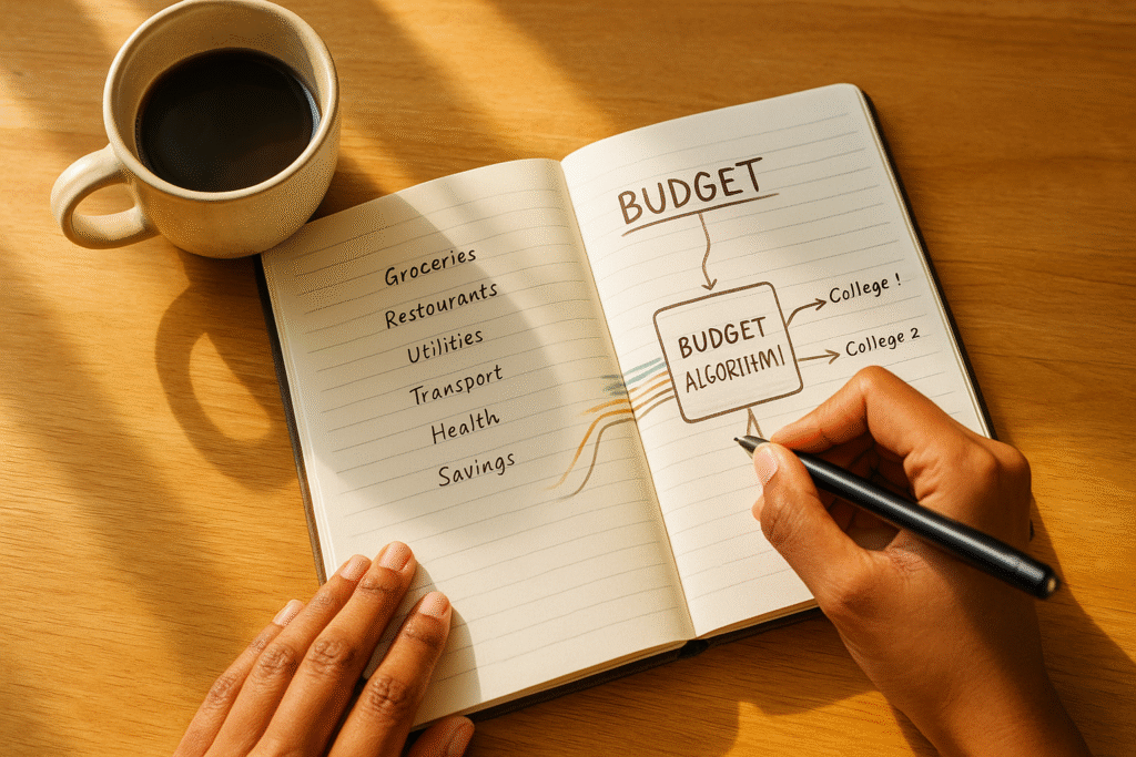 how to create a monthly budget