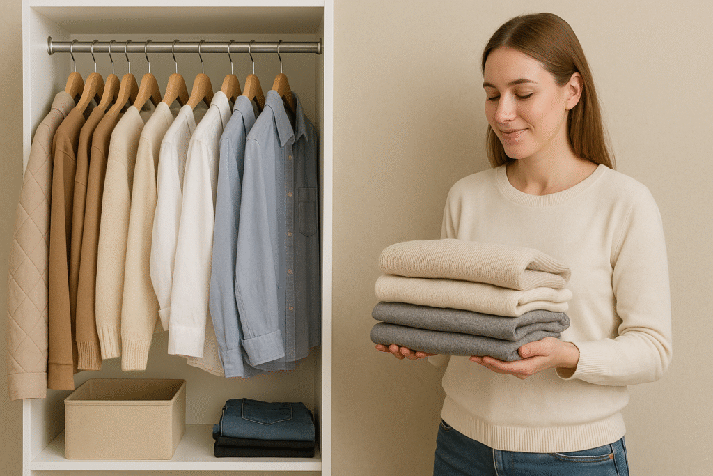 how to simplify your closet in one afternoon