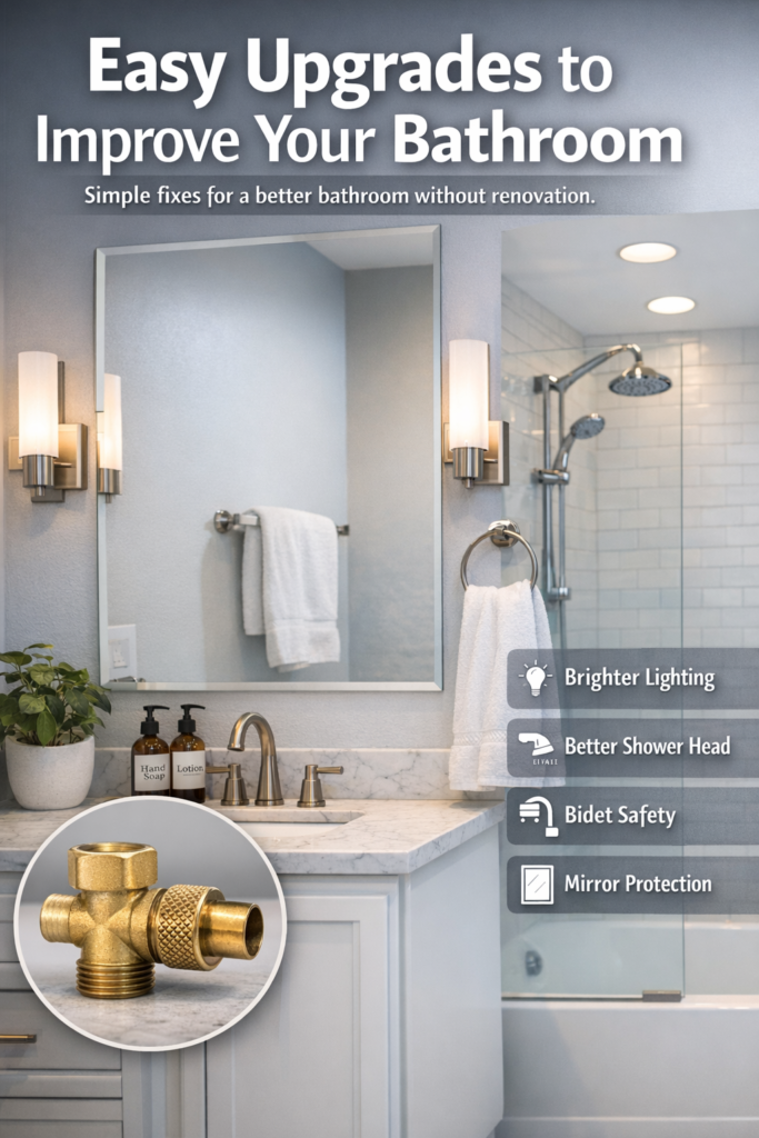 easy upgrades to improve your bathroom