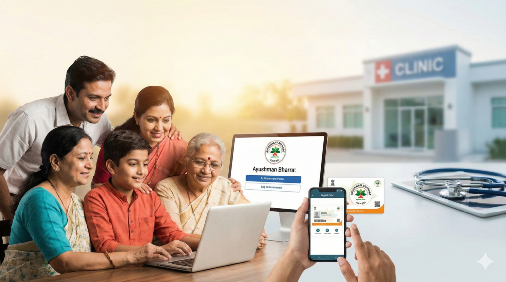 ayushman bharat card how to check eligibility and apply online