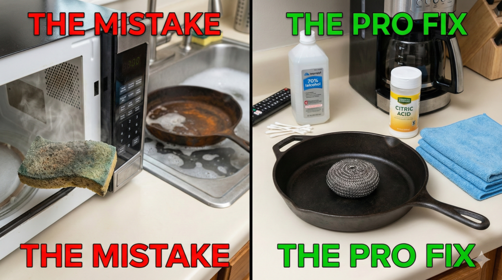 cleaning everyday items