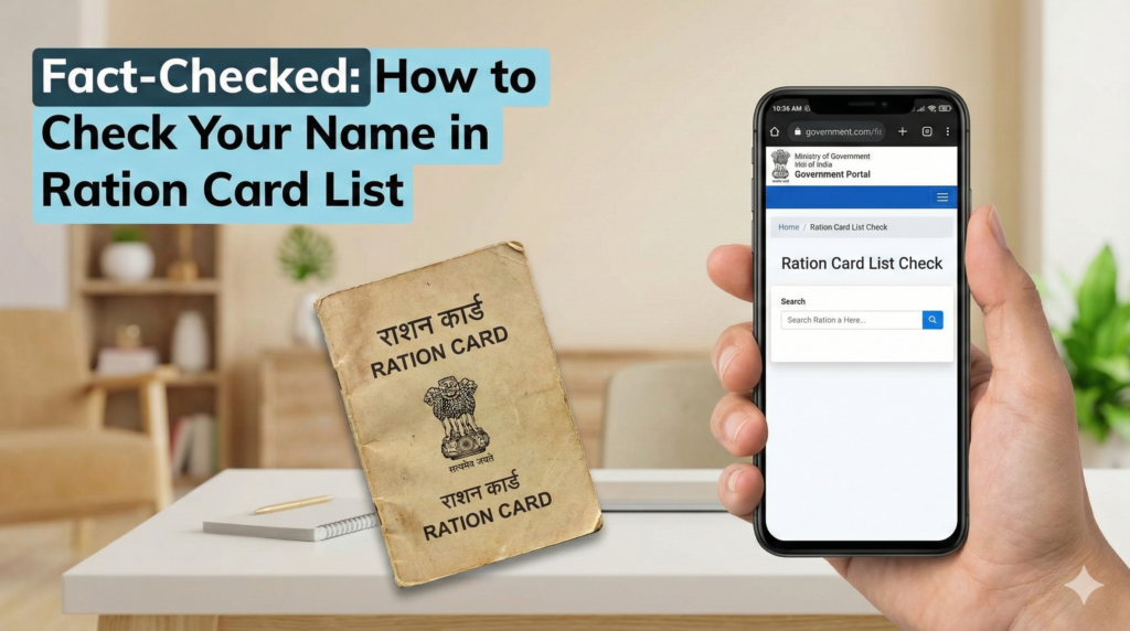 how to check your name in ration card list online in your state