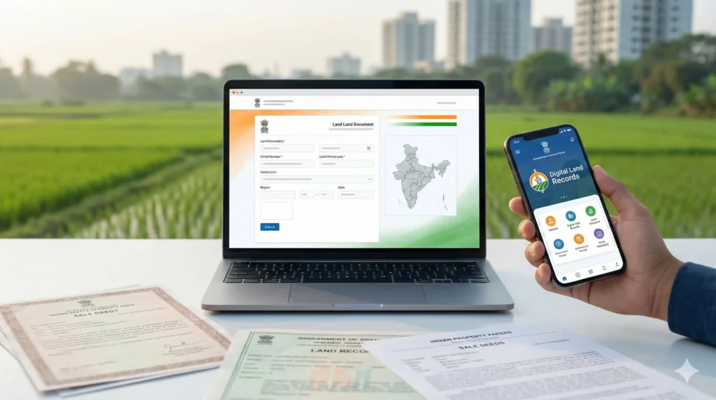 Check Land Records Online India 2026 - State-Wise Guide