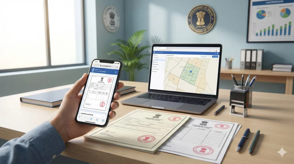Download Certified Land Records Online India 2026